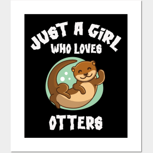 Otter gifts for otter lovers ,her Otter half Posters and Art